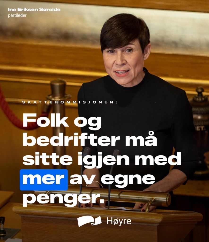 Skattene må ned.
